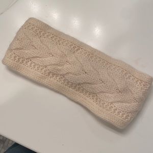 Lord and Taylor cashmere ear warmer - cream